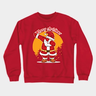 Dabbing Santa Christmas Love Winter Funny Gift 2021 Crewneck Sweatshirt